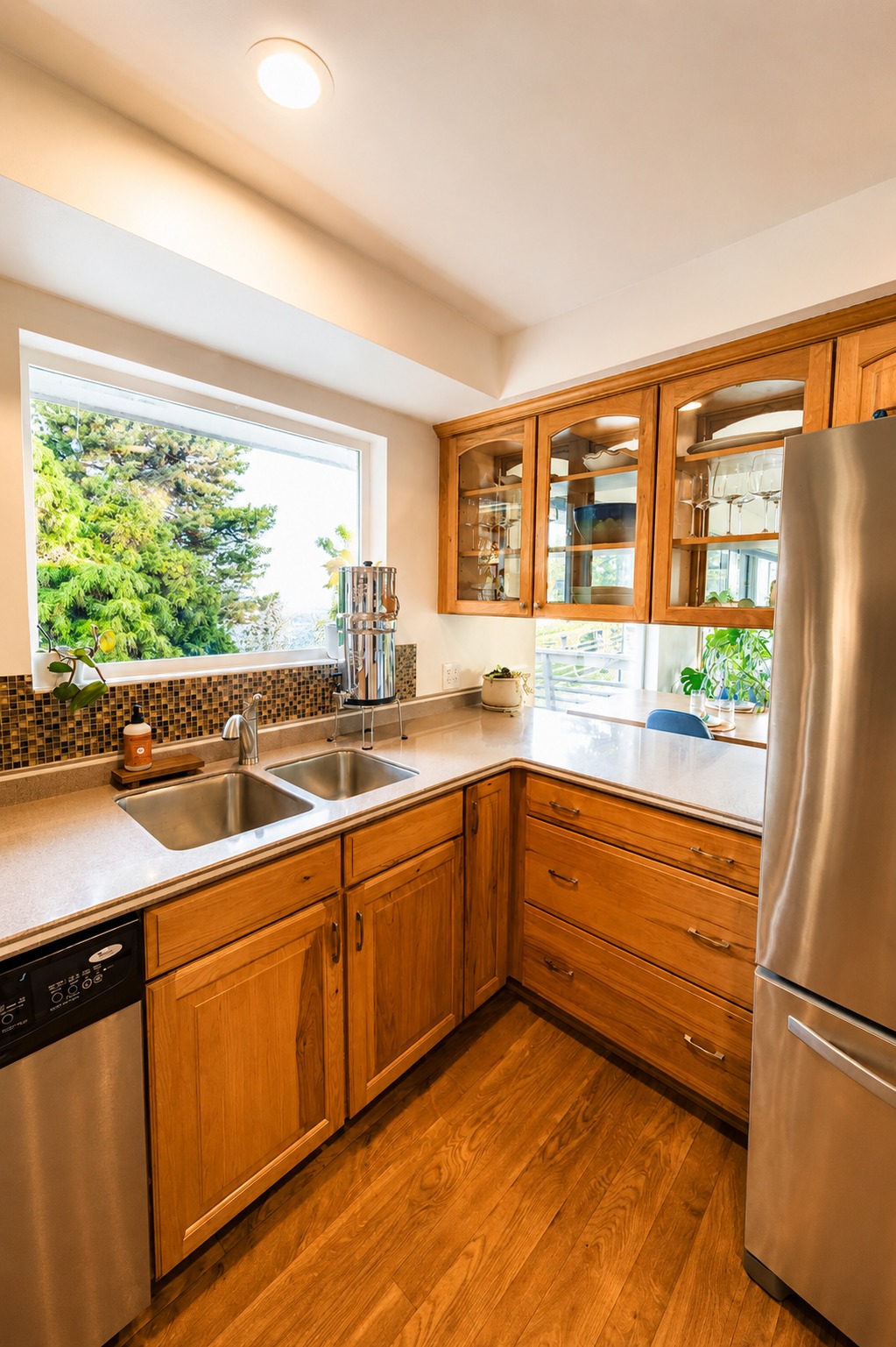 Kitchen sink and cabinetry